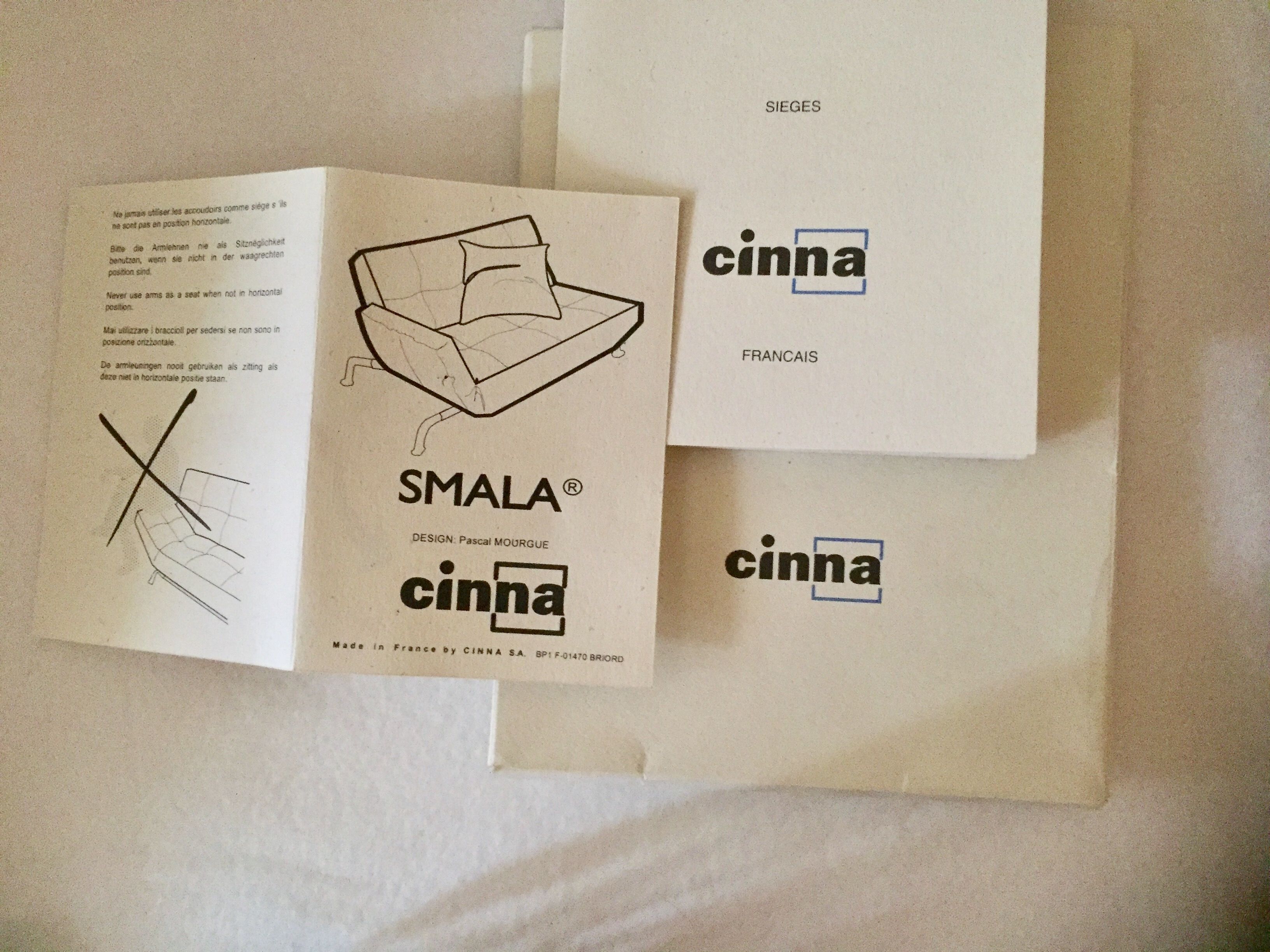 Sofa chaise Pascal Mourgue - edition Cinna