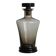 Smoked glass bottle, sculpted stopper