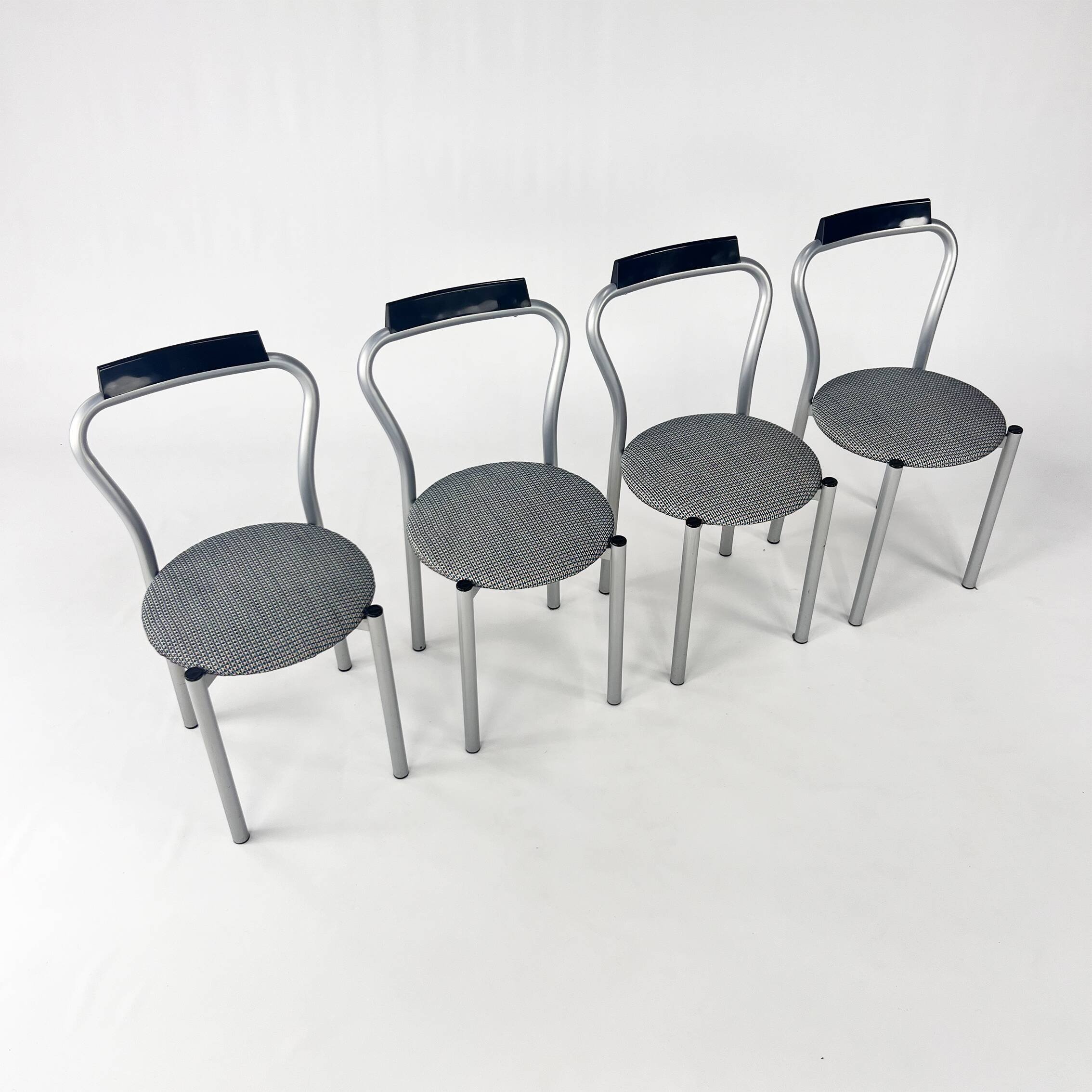 Set of 4 Dining Chairs by Calligaris Italy, 1980s