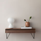 New walnut Pythagoras with drawer - size L - Maze Interiors