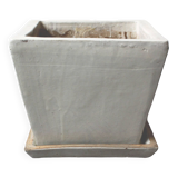 Planter in glazed terracotta, handmade.