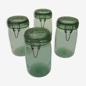 4 "Ideal" brand jars