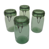 Set de 4 bocaux de marque "l'idéale"