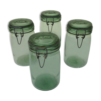 4 "Ideal" brand jars