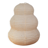 Vintage Paper Ceiling Lamp with E27 Socket, Found in Italy