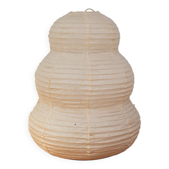 Vintage Paper Ceiling Lamp with E27 Socket, Found in Italy