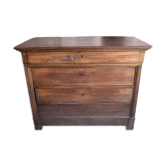 Antique Louis-Philippe style chest of drawers in wood – 4 drawers – approx. L125 x D60 x H100 cm