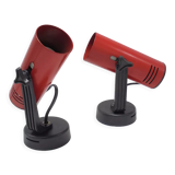 Pair of red vintage spots