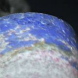 Lamp circa 1925, lampshade signed Muller Frères, wrought iron base