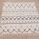 Recycled cotton handcrafted rug - Reversible - Grey