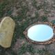 Wall console + matching mirror