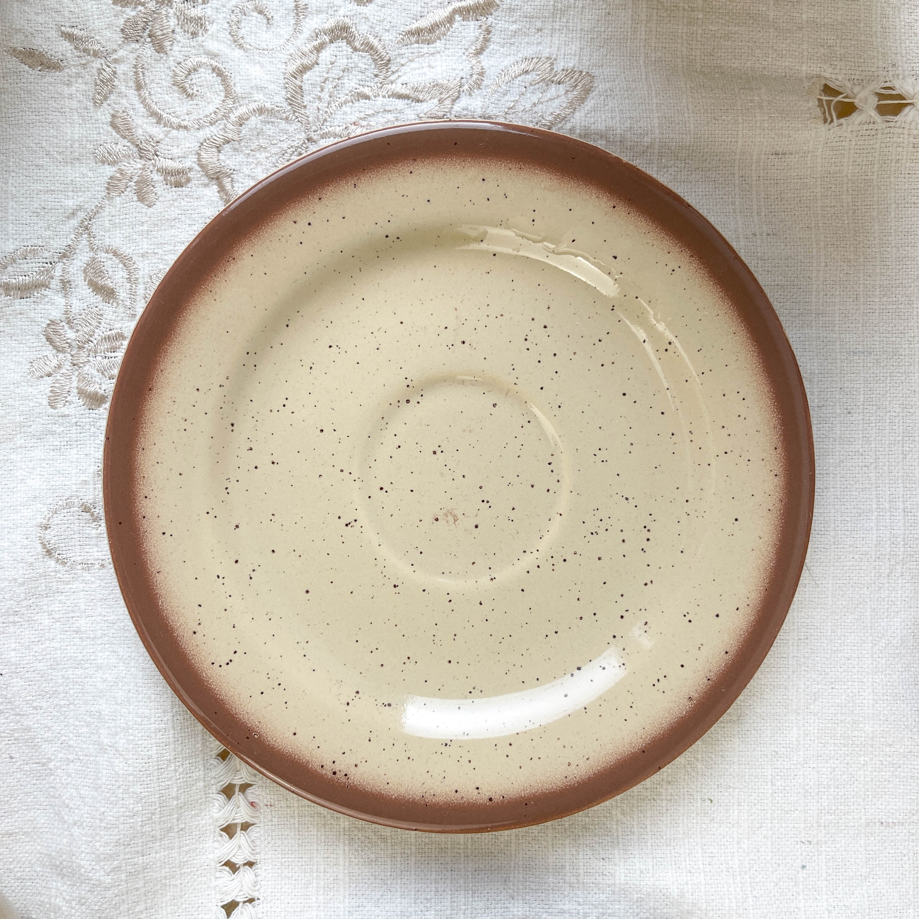 Mid-century speckled stoneware coffee set from the 20th century