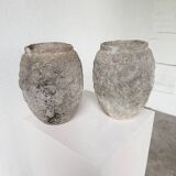Pair of cement planters, 1900