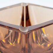 Sommerso Murano Glass Ashtray by Flavio Poli for Seguso, Italy, 1970s