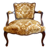 Louis XV style low armchair