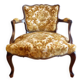 Louis XV style low armchair