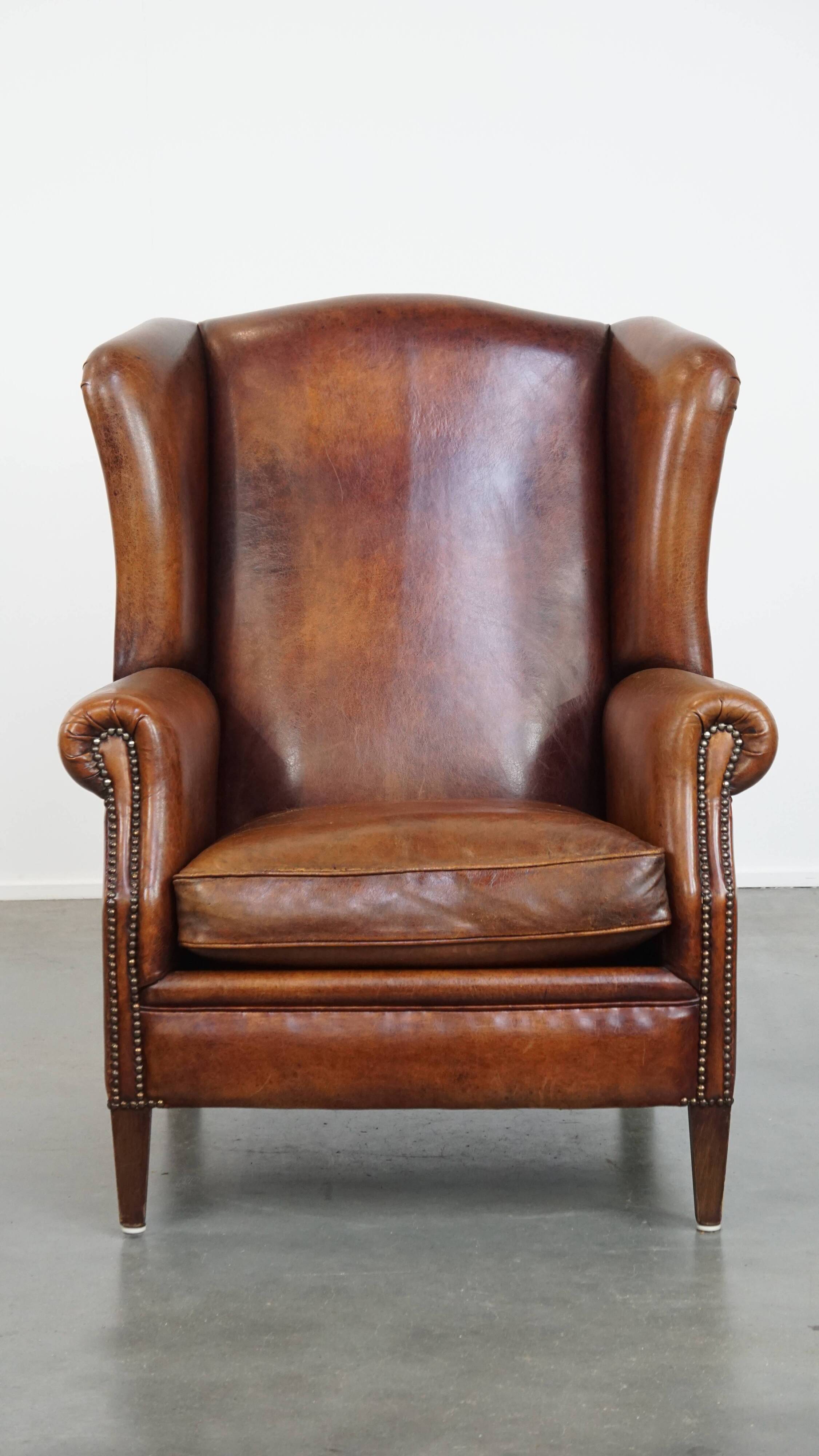 Sheepskin Wingback Chair