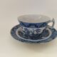 Blue Willow porcelain cup