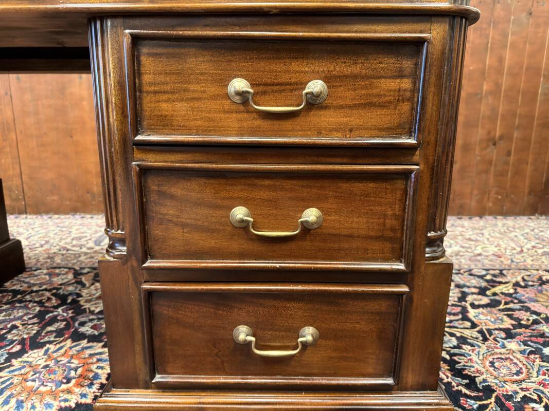Classic English Chesterfield Desk