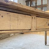 2m walnut drapery farmhouse table