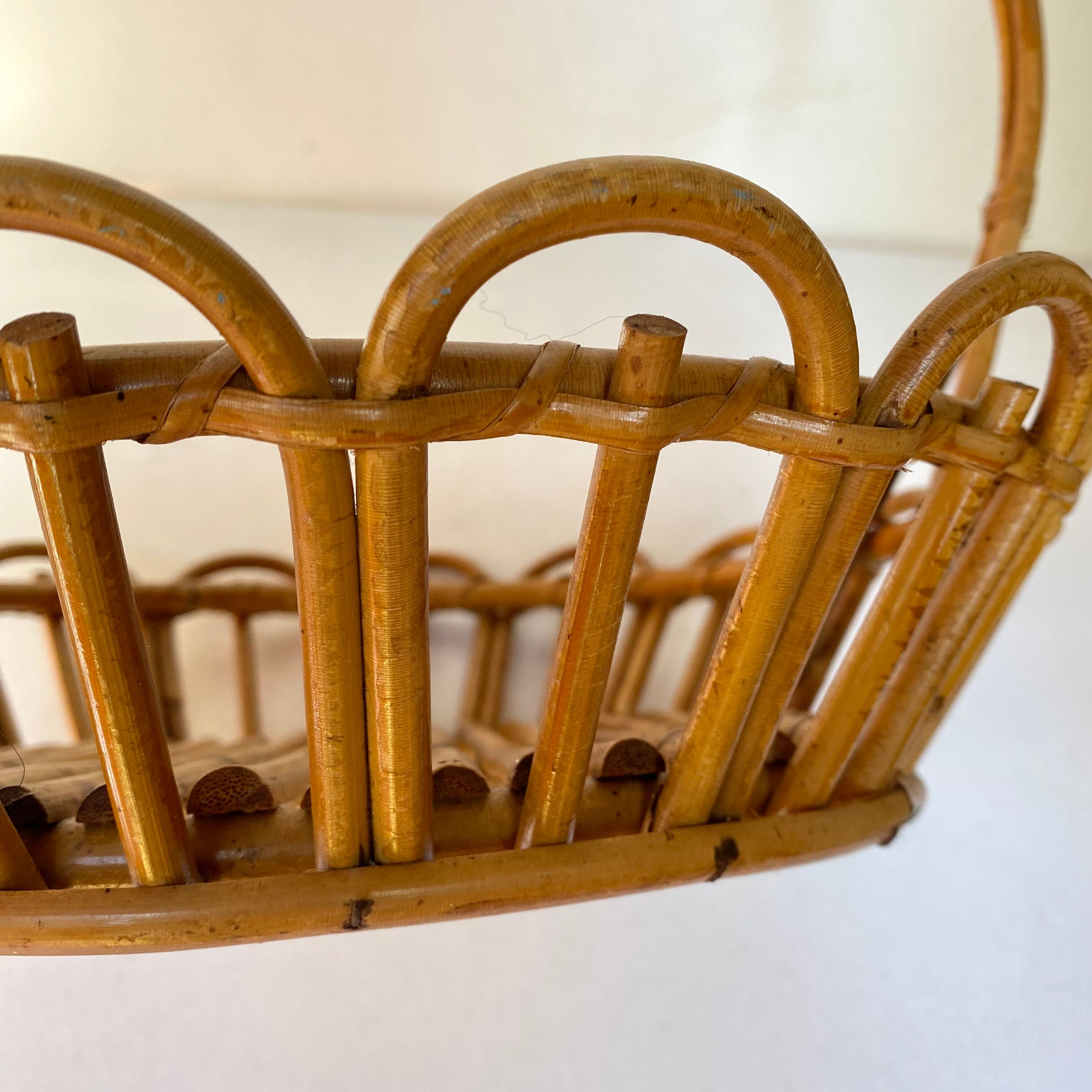 Panier corbeille en rotin