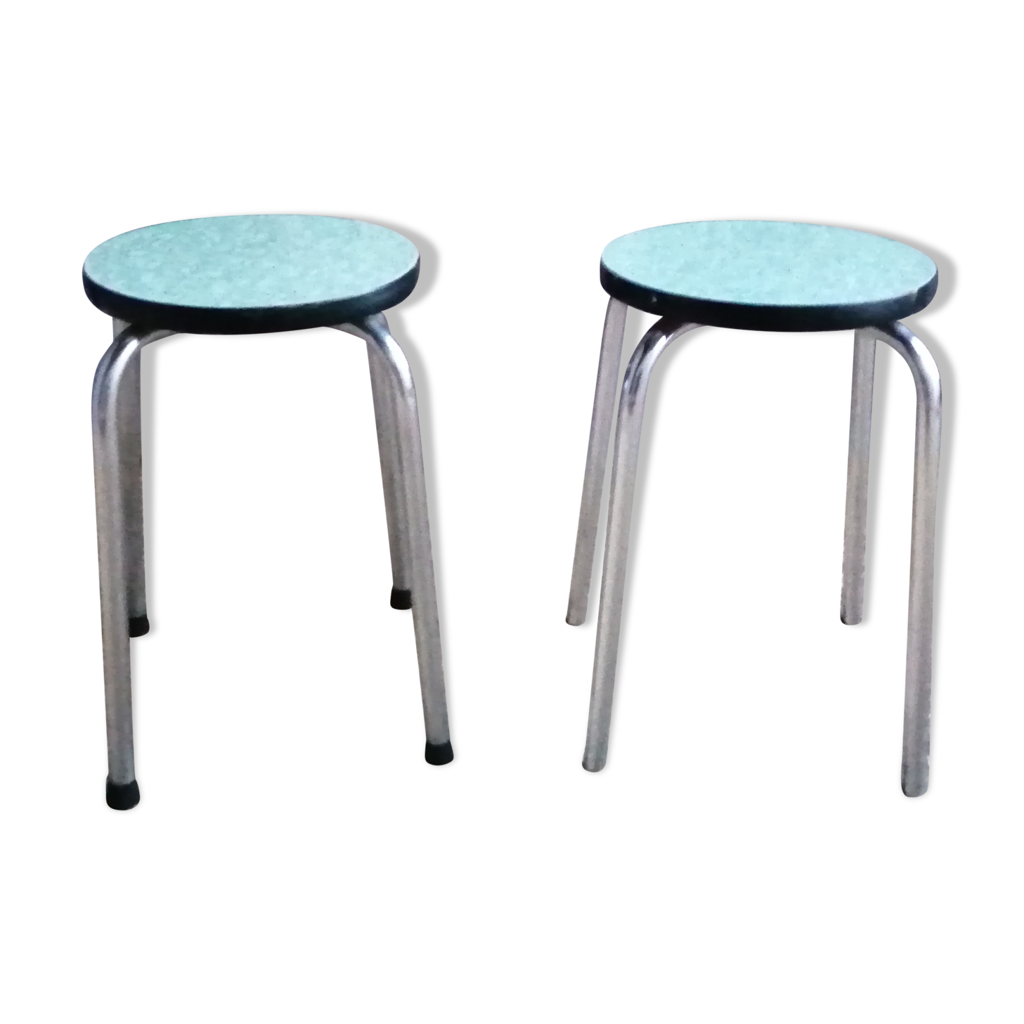Pair of kitchen stools "vintage"