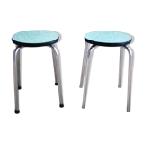Pair of kitchen stools "vintage"