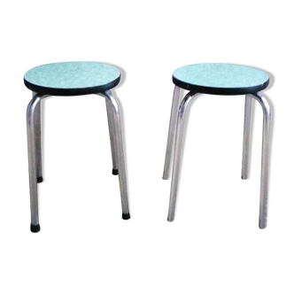 Pair of kitchen stools "vintage"