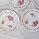 Dinner plates x6, Ceranord, Semi French Porcelain from the late 1950s