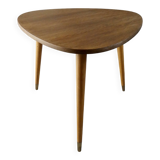Wooden tripod coffee table/side table, 1960