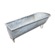 Baignoire adulte zinc galvanisee vintage 1940