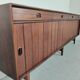 Enfilade palissandre par sibast portes coulissantes danemark 1960s