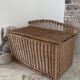 Vintage Rattan Chest Basket
