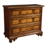 Great 20th century inlaid chest of drawers