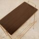 Vintage gold metal magazine rack