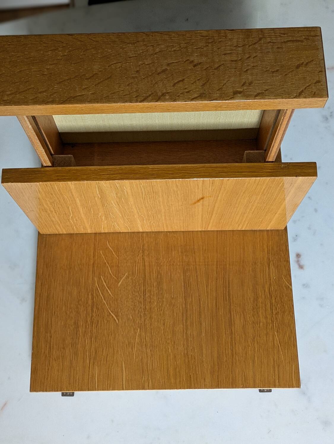 Vintage wall-mounted bedside table 50'60'