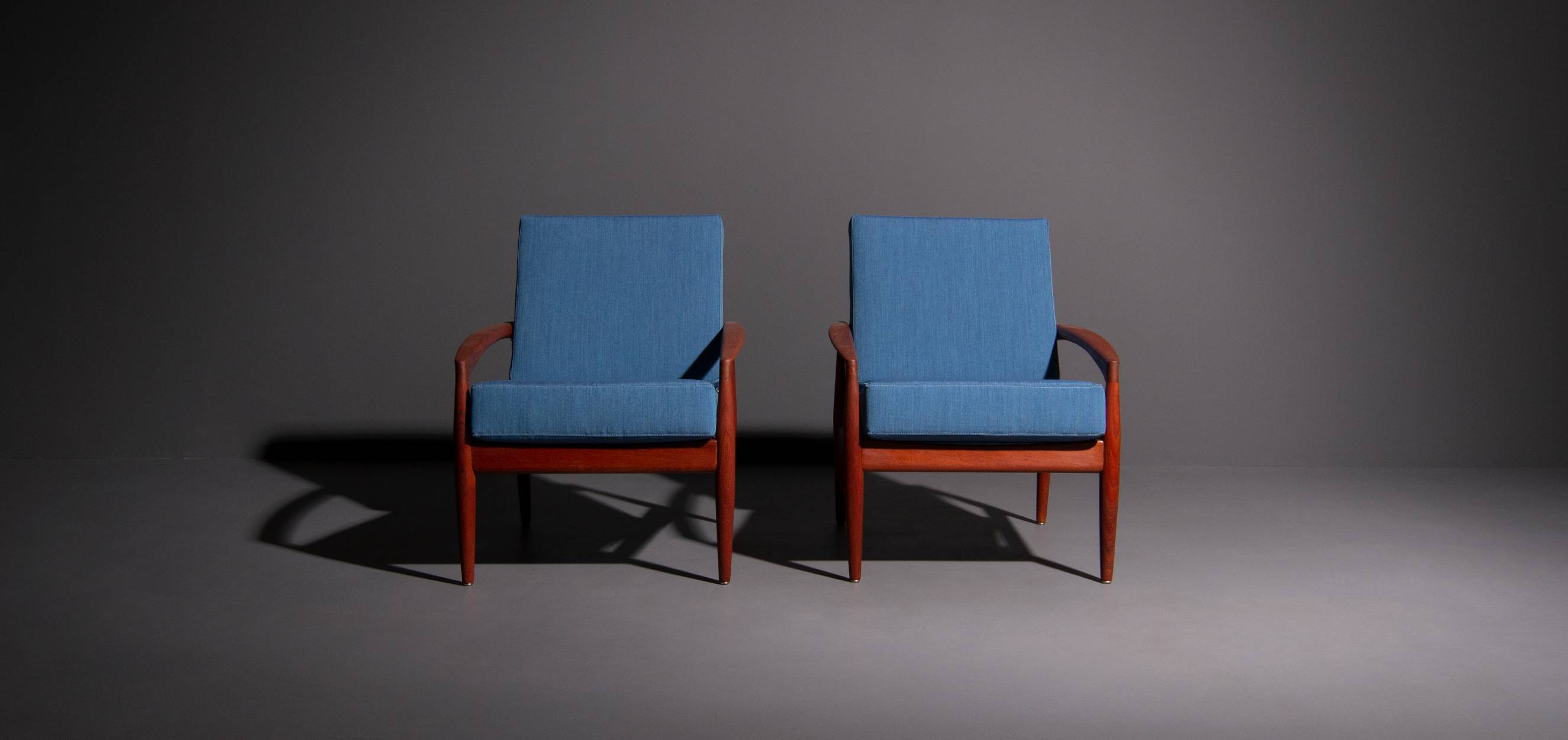 Armchairs by Kai Kristiansen for Magnus Olesen in 1955