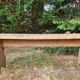 Old country bench