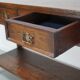 Table d'appoint en chêne rustique français vintage, années 1920