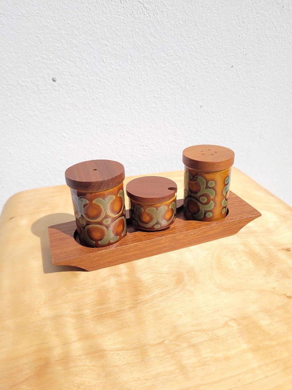 Service à condiment vintage Hornsea Bronte GB