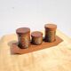 Service à condiment vintage Hornsea Bronte GB