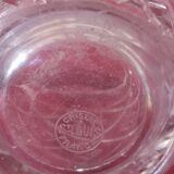St Louis crystal vase signed