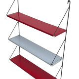 Vintage metal wall shelf wall rack minimalistic 1960’s