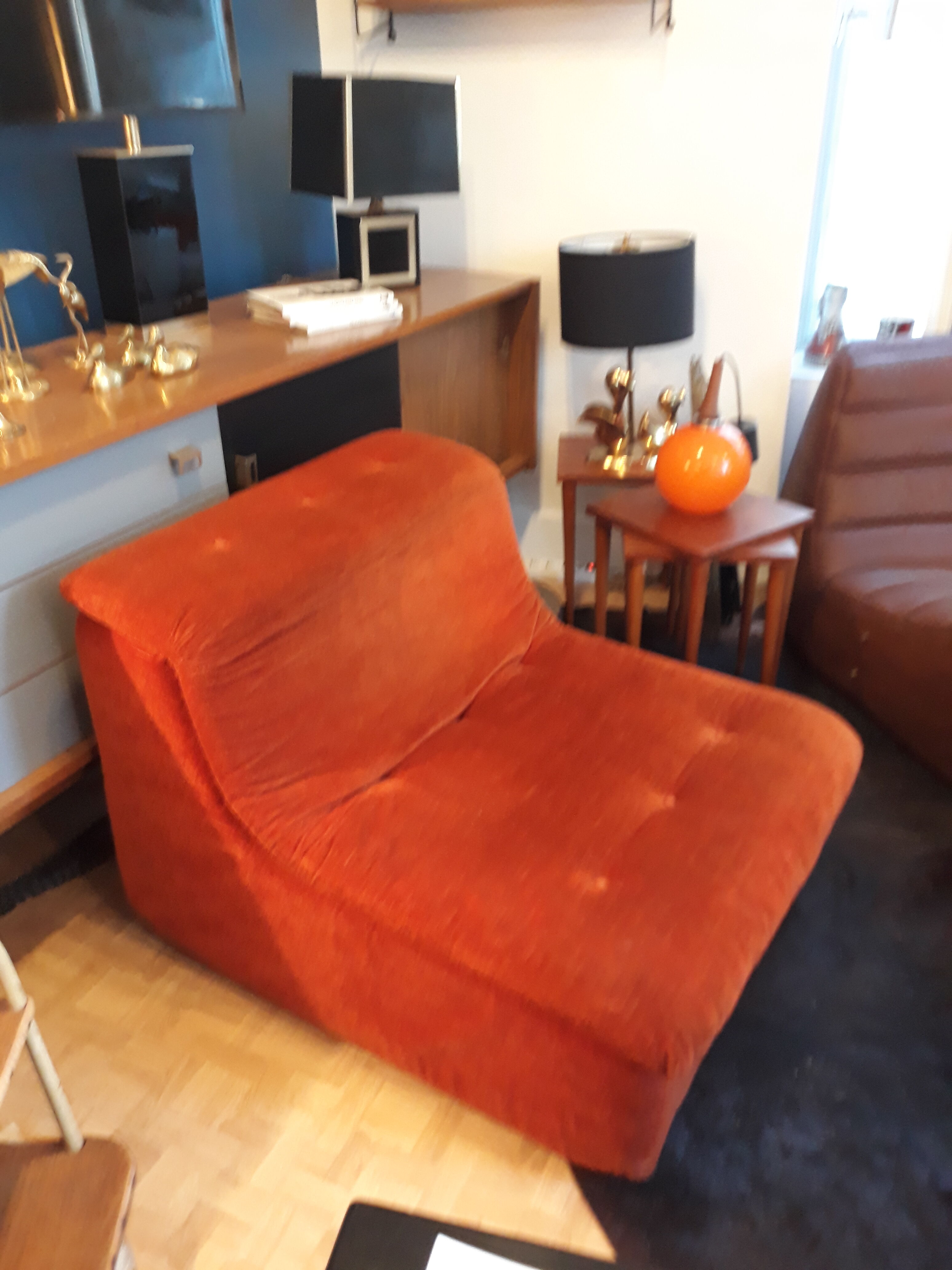 Vintage Steiner velvet heater