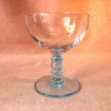 Vintage blue champagne glasses