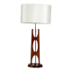 Teak and brass lamp, 1960s