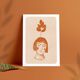 Illustration "Poetic Face Vase" A4