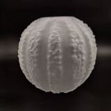 Large frosted glass Lalique globe vase in the shape of a sea urchin, Art Deco, France 1920-30s
