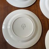 Flat plates Digoin tulips