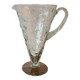 Spanish glass jug with shells and starfish, 2nd half of the 20th century